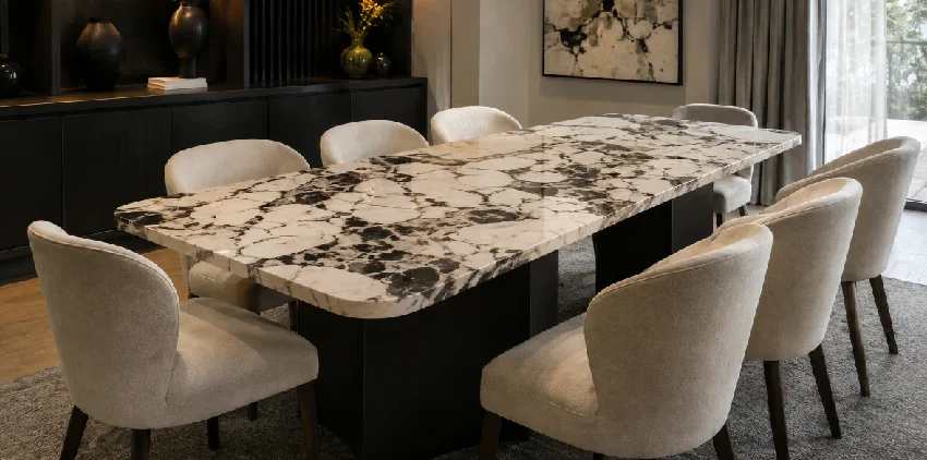 Marble vs Wood Dining Tables: Which One Belongs in Your Dining Room? blog__img